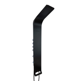 Synergii Streamline Shower Panel Left Side Operation - Matt Black